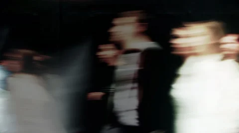 Abstract Commuter time-lapse Stock Footage 49829872