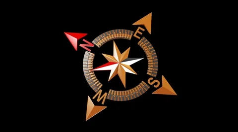 Abstract compass 스톡 동영상 914636