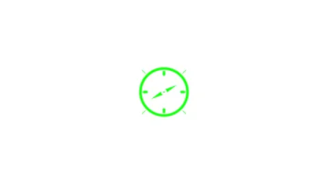 Abstract compass icon, always show correct direction isolated background Stock Footage 263873660
