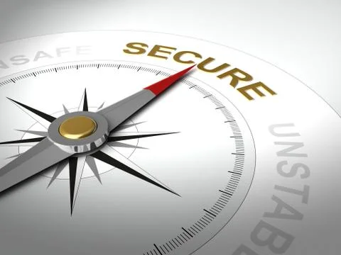 Abstract compass Stock Illustration