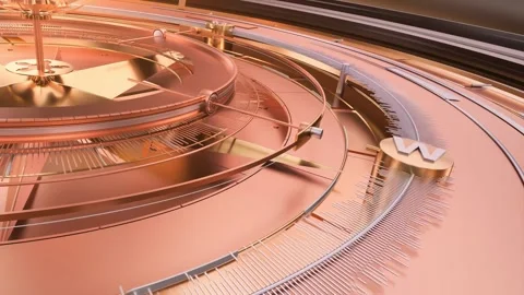 Abstract compass loop Stock Footage 266149951