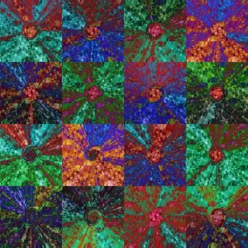 Abstract complementary colors background Stock Illustration