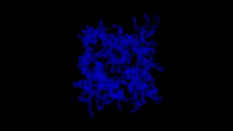 An Abstract Complex Grid Formation Stock Footage 86090457