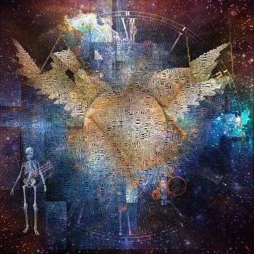 Abstract composition. Angel s wings Abstract composition. Angel s wings. 3... 스톡 사진