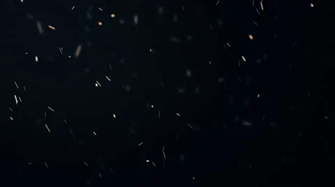 Abstract composition from chaotic flying sparkles like a snow Stock Footage 69007358