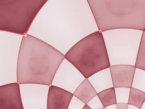 Abstract composition with circular checkered pattern Stock Illustration