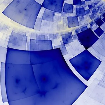 Abstract composition with circular checkered pattern Stock Illustration