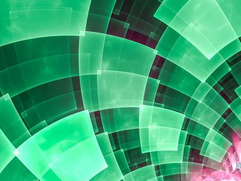 Abstract composition with circular checkered pattern Stock Illustration