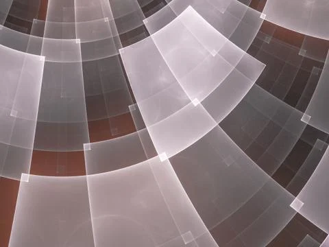 Abstract composition with circular checkered pattern Stock Illustration