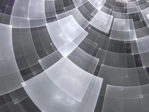 Abstract composition with circular checkered pattern Stockillustratie