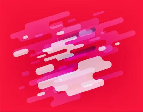 Abstract composition of color clouds. Abstract vector background Illustrazione stock