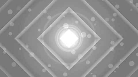 Abstract composition of concentric diamond layers with glowing central ligh.. Stock Footage 329943062