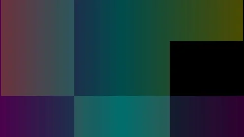 Abstract composition of dark geometric blocks in deep teal and purple tones Stock Footage 335145924