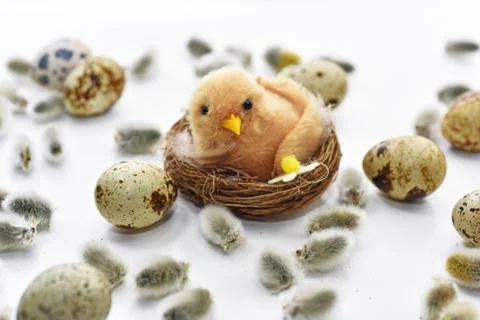 Abstract composition for Easter celebration. Stock Photos