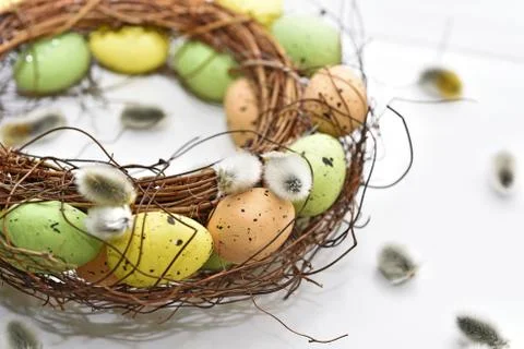 Abstract composition for Easter celebration. Stock Photos