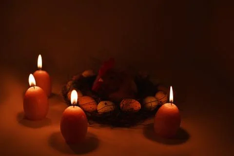 Abstract composition for Easter celebration. Stock Photos