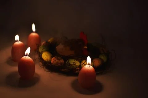 Abstract composition for Easter celebration. Stock Photos