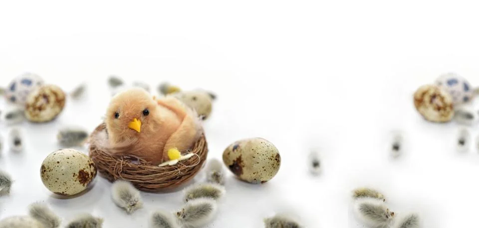 Abstract composition for Easter celebration. Stock Photos