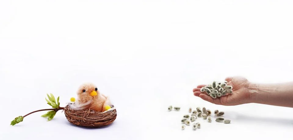 Abstract composition for Easter celebration. Stock Photos