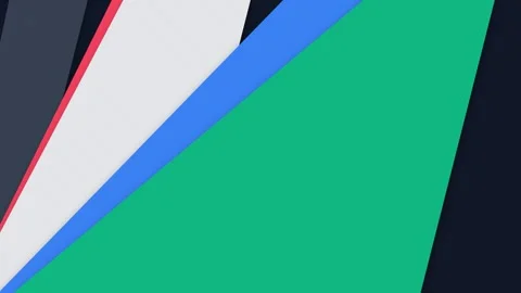 Abstract composition featuring bold diagonal stripes in vibrant colors Stock Footage 335145997