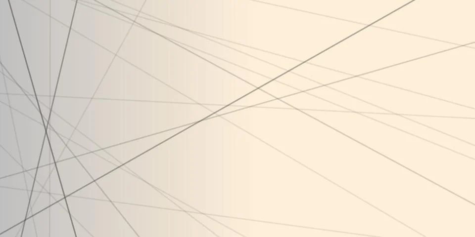 An abstract composition featuring crossing, intersecting light grey lines o.. Stock Illustration