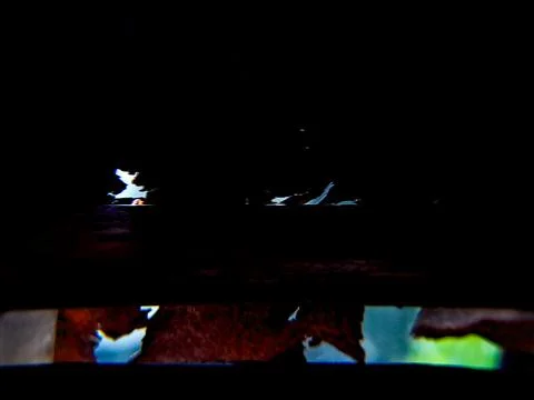 Abstract composition featuring dark tones with contrasting bright elements .. Stock Photos