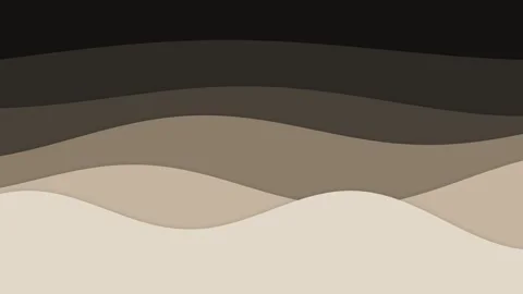 Abstract composition featuring elegant flowing layers in neutral earth tones 库存影片 338309872