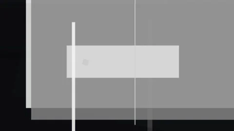 Abstract composition featuring geometric shapes and lines in varying shades.. Stock Footage 335441879