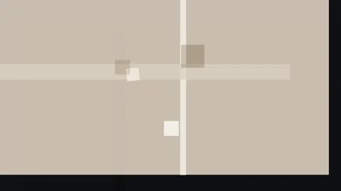 Abstract composition featuring geometric shapes in neutral tones, creating .. Vídeos de archivo 335441962