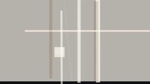 Abstract composition featuring geometric shapes and muted tones, creating a.. Stock Footage 335441973