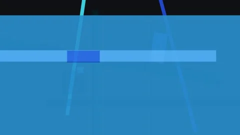 Abstract composition featuring intersecting blue rectangles and lines again.. Video stock 335441964