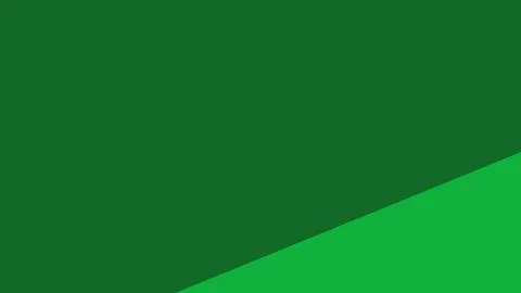Abstract composition featuring a large dark green block with a diagonal brigh Stockillustratie