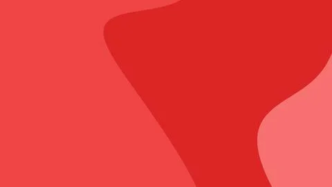 Abstract composition featuring large red shapes with smooth curves on a white Иллюстрация