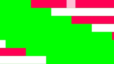 Abstract composition featuring overlapping horizontal bars of vivid color Stock Footage 340903382