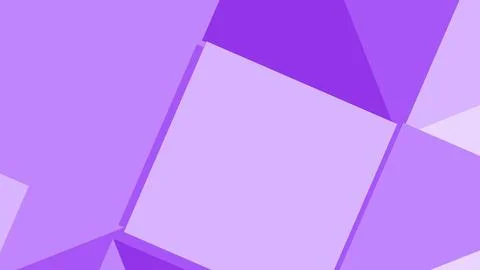 Abstract composition featuring overlapping purple geometric shapes and soft g Illustrazione stock