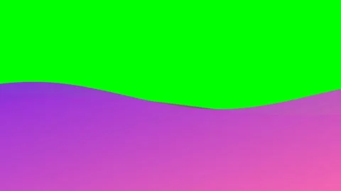 Abstract composition featuring smooth purple curves against a green backdrop Stock Footage 341820839