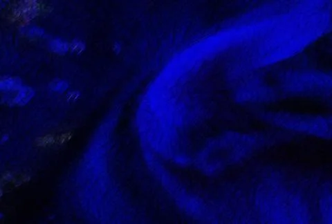 Abstract composition featuring swirling blue waves and soft textures. 스톡 일러스트