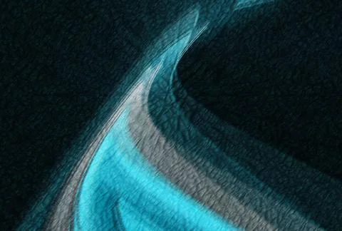Abstract composition featuring swirling blue waves and soft textures. 스톡 일러스트