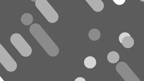 Abstract composition featuring various light grey circular and elongated shap Иллюстрация
