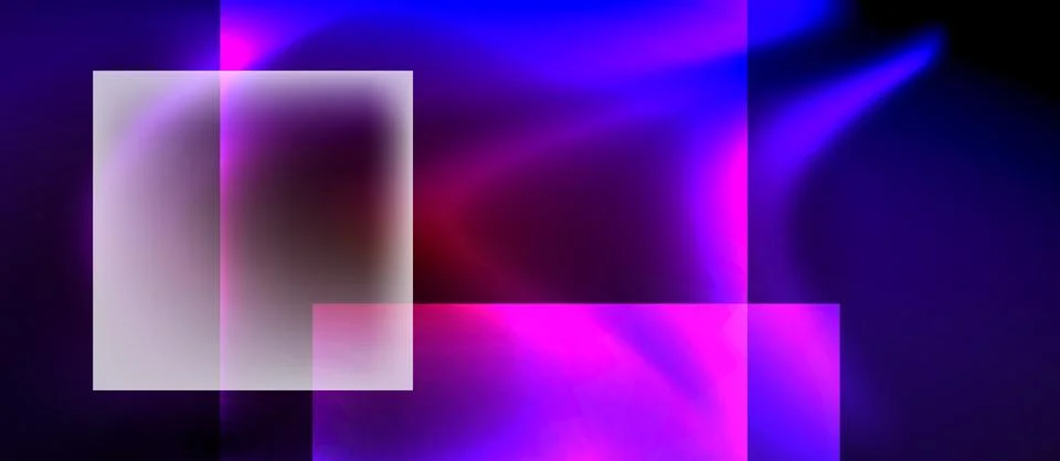 Abstract composition featuring vibrant pinks, purples, blues. Rectangular shapes イラスト素材