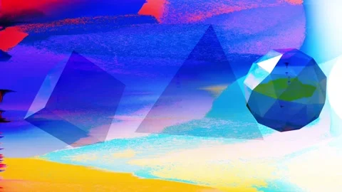 Abstract composition Stock Footage 136312334