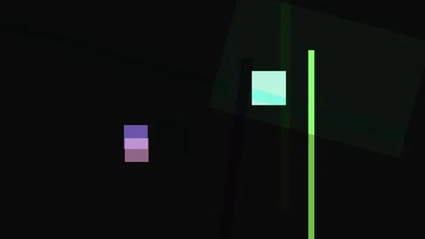 Abstract composition with geometric shapes and dark background Stock Footage 335431077