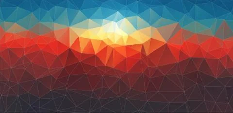 Abstract composition with geometric shapes Stock Illustration