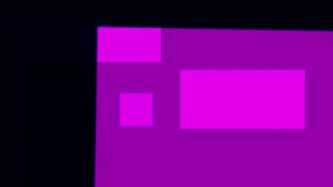 Abstract composition of geometric shapes in vibrant shades of pink, purple,.. Stock Footage 335430803