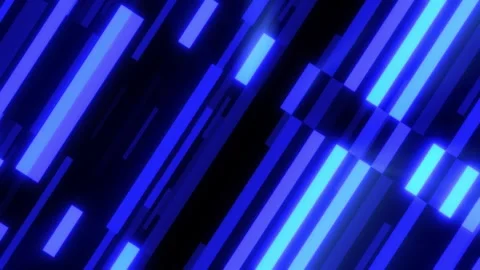 Abstract composition of glowing blue lines in motion Stock Footage 321345601