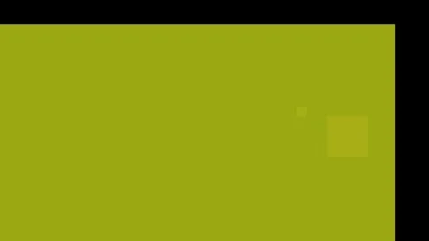 Abstract composition with green, orange, and yellow squares on a black back.. Vídeos de archivo 335430637