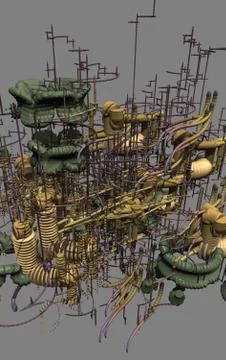 Abstract composition Stock Illustration