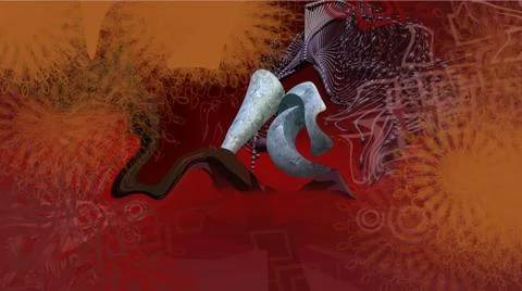 Abstract composition Stock Illustration