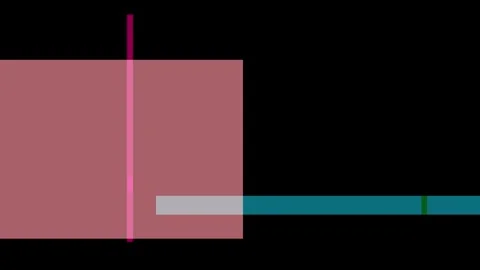Abstract composition with intersecting geometric shapes in pink, brown, blu.. Stock Footage 335430610