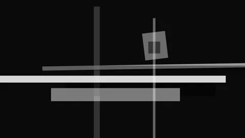 Abstract composition of intersecting horizontal and vertical lines and rect.. Vídeos de archivo 335431108